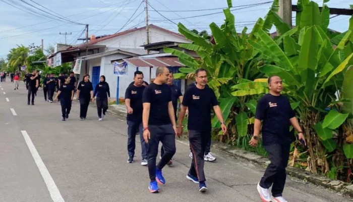 Satu Langkah, Seribu Manfaat! Lapas Bengkalis Gelorakan Hidup Sehat Lewat Jalan Santai