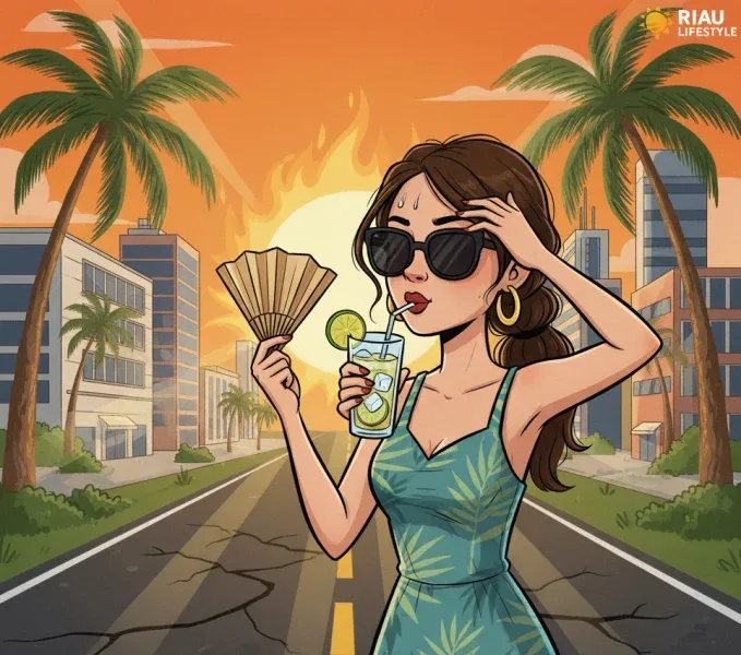 Hindari 6 Hal Ini Saat Cuaca Panas Ekstrem di Riau