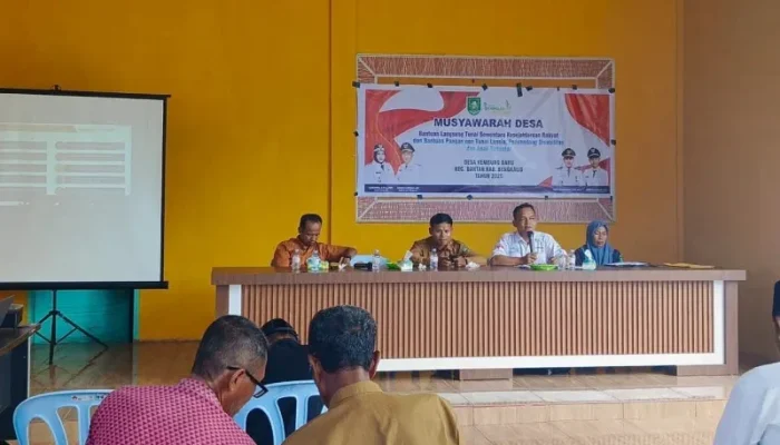 Dari Balai Desa untuk Rakyat: Pemdes Kembung Baru Bahas Kesejahteraan Lewat Musdes