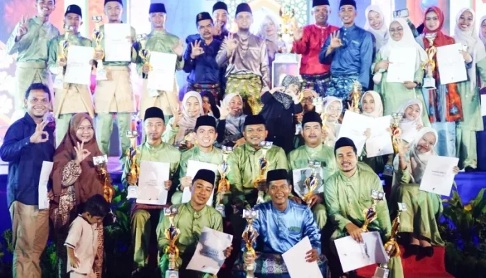 Kafilah Senggoro Harumkan Nama Desa, Kembali Raih Juara Umum MTQ Bengkalis untuk 3 Kalinya