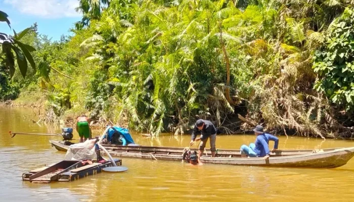 Tambang Emas Ilegal Rusak Sungai Setingkai, Warga Minta Pemerintah Bertindak Tegas