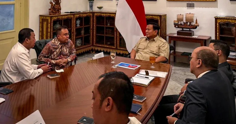 Presiden Prabowo Bahas Stabilitas Politik dan Penguatan Ekonomi di Istana Merdeka