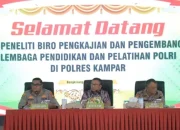 Polres Kampar Jadi Lokasi Penelitian Kinerja Lulusan Polri dan Kepuasan Masyarakat