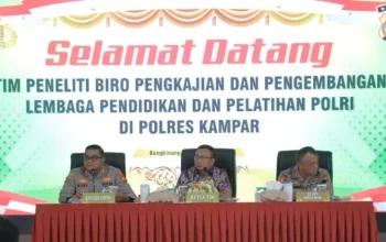 Polres Kampar Jadi Lokasi Penelitian Kinerja Lulusan Polri dan Kepuasan Masyarakat