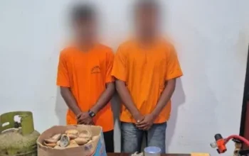 Tambang Emas Ilegal di Kuansing Digerebek, Dua Pelaku Ditangkap Polda Riau