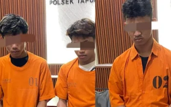 Polsek Tapung Bekuk Tiga Pengedar Sabu di Dua Lokasi Berbeda, Total Barang Bukti 4,11 Gram