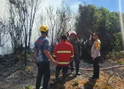 Api Landa Dua Titik di Kampar, Respons Cepat Polres Kampar Berhasil Jinakkan Karhutla