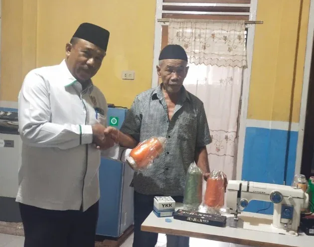Dari Mesin Jahit hingga Rumah Layak Huni, Zakat Produktif Baznas Bengkalis Ubah Hidup Warga Senggoro