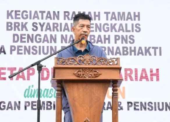 BRK Syariah Bengkalis Ajak Pensiunan PNS Hidup Sehat dan Melek Layanan Keuangan