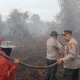 Kapolres Kampar Pimpin Pendinginan Pasca Karhutla di Rimbo Panjang, Pastikan Tak Ada Bara Tersisa