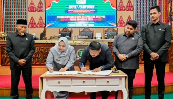 Wujudkan Bengkalis Bermarwah, DPRD dan Pemkab Tanda Tangani KUA-PPAS 2026