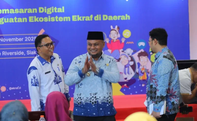 Wabup Siak Dorong Pelaku UMKM dan Ekraf Go Digital untuk Bersaing di Pasar Modern