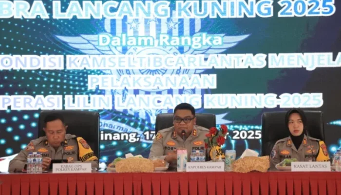 Polres Kampar Gelar Latpra Operasi Zebra 2025, Personel Diminta Bertindak Humanis dan Profesional