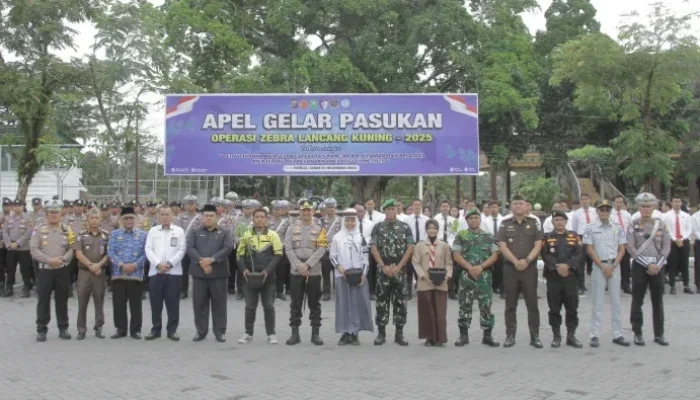 Polres Inhu Resmi Luncurkan Operasi Zebra 2025, Fokus Tertib Lalu Lintas Jelang Operasi Lilin