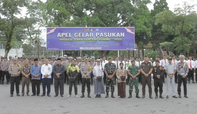 Polres Inhu Resmi Luncurkan Operasi Zebra 2025, Fokus Tertib Lalu Lintas Jelang Operasi Lilin