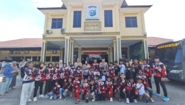 Kontingen Inkanas Polres Kampar Dilepas ke Kejuaraan Piala Kapolda Riau, Wulan Afdhalia Beri Pesan Menginspirasi
