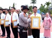 Polres Inhil Anugerahkan Penghargaan, Ungkap 19 Kg Sabu Jadi Prestasi Terbesar 2025