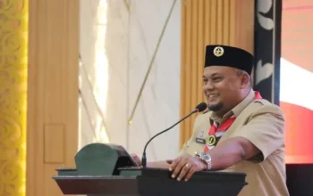 Saka Bahari Resmi Dilantik, Wabup Syamsurizal Tekankan Peran Strategis Jaga Perairan Siak