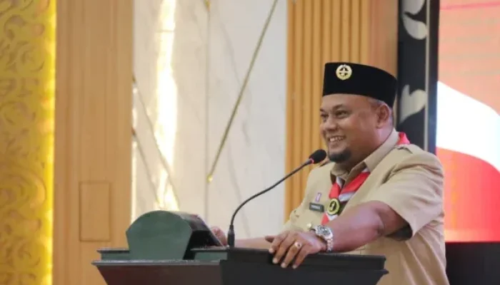 Saka Bahari Resmi Dilantik, Wabup Syamsurizal Tekankan Peran Strategis Jaga Perairan Siak