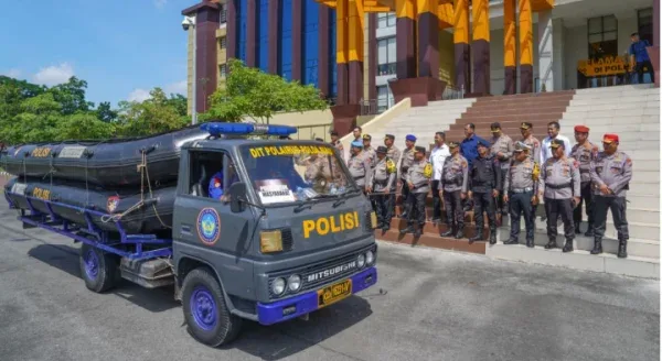 290 Relawan Kepolisian Bergerak ke Sumbar, Fokus Percepatan Evakuasi dan Akses Bantuan