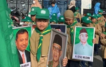 Ribuan Warga Ikuti Pawai Ta’aruf Milad ke-113 Muhammadiyah di Rokan Hulu