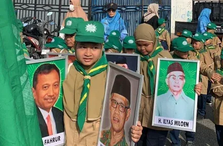 Ribuan Warga Ikuti Pawai Ta’aruf Milad ke-113 Muhammadiyah di Rokan Hulu