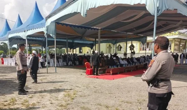 Zikir Akbar di Masjid Raya Nur-Afandi Berjalan Baik, Polisi Siaga Amankan Ribuan Jamaah