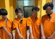 Pesta Sabu Terbongkar di Tapung Hilir, Empat Pemuda Diciduk Bersama 24,58 Gram Barang Bukti