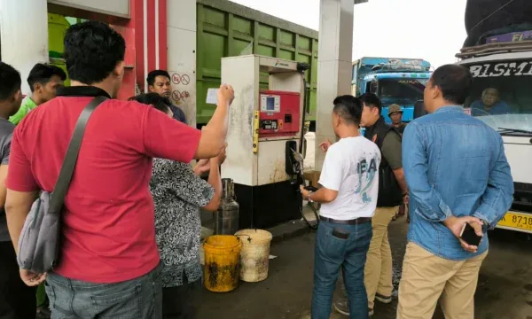 Polsek Tapung Hulu Cek SPBU Sumber Sari, Dugaan Penyelewengan BBM Tak Terbukti