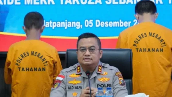 Kurir Lilit Sabu di Paha, Polres Meranti Bongkar Jaringan Narkoba Lintas Negara