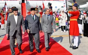 Presiden Prabowo Disambut Pengawalan Jet Tempur Saat Tiba di Pakistan, Tandai 75 Tahun Hubungan RI Pakistan