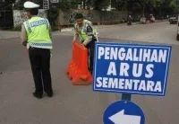 Satlantas Berlakukan Rekayasa Lalin Jelang Aksi Ribuan Massa di Pekanbaru