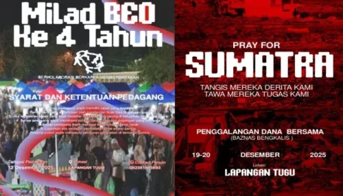 Milad Ke-4 BEO: Ketika Seni, UMKM dan Aksi Kemanusiaan Menyatu di Lapangan Tugu