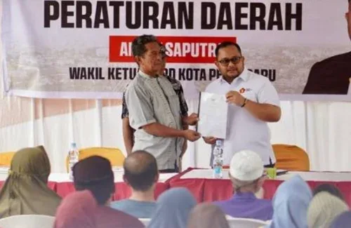 Wakil Ketua DPRD Pekanbaru Sosialisasikan Perda Kawasan Tanpa Rokok di Rumbai