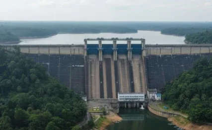 Elevasi Waduk Koto Panjang