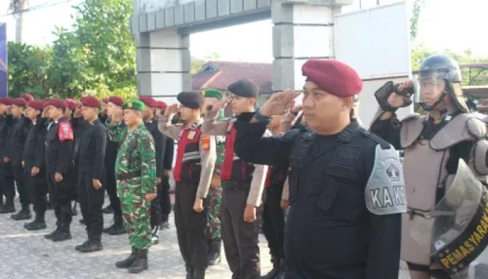 Apel Siaga Pengamanan Nataru, Lapas Bengkalis Tegaskan Komitmen Stabilitas Keamanan