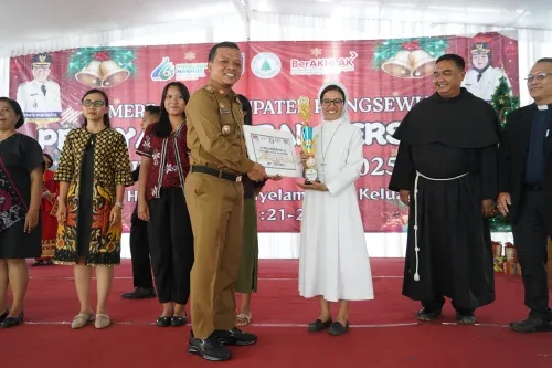 Dihadiri Bupati dan Wabup, Pemkab Pringsewu Gelar Natal Bersama Oikumene 2025