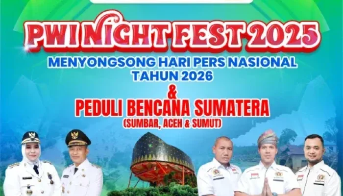 Malam Tanpa Euforia, Sarat Makna: PWI Night Fest 2025 Merajut Kepedulian untuk Sumatera