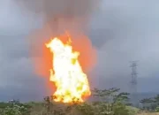Diduga Pipa Gas TGI Meledak, Jalur Lintas Timur Jambi–Riau Lumpuh Total