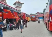 Arus Balik Nataru Memuncak, Terminal BRPS Pekanbaru Kian Ramai