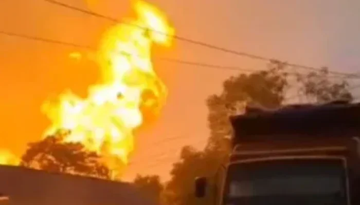 Ledakan Pipa Gas TGI di Inhil, 10 Warga Terluka dan Jalur Lintas Sumatera Sempat Lumpuh