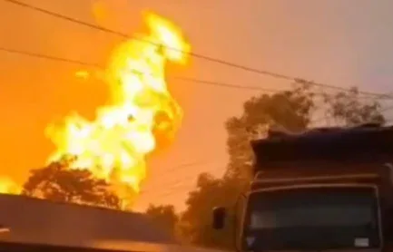 Ledakan Pipa Gas TGI di Inhil, 10 Warga Terluka dan Jalur Lintas Sumatera Sempat Lumpuh