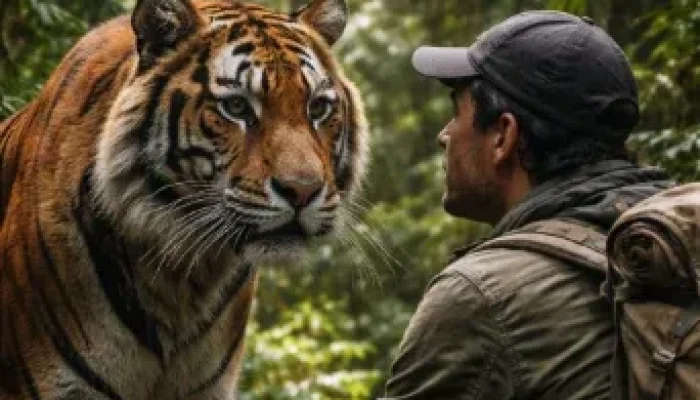 Warga Sungai Apit Siak Berhadapan dengan Harimau Sumatera, BBKSDA Turun Tangan