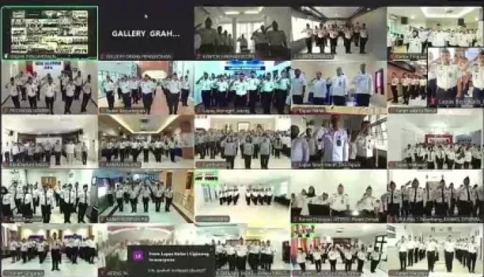 Menatap 2026, Lapas Bengkalis Perkuat Integritas lewat Apel Nasional Kemenko Kumham Imipas