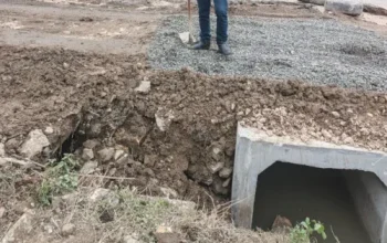 Pekerjaan Gorong-Gorong Pemprov Lampung di Karangkumbang Diduga Tidak Sesuai Standar Teknis