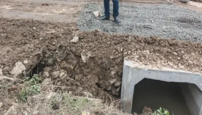 Pekerjaan Gorong-Gorong Pemprov Lampung di Karangkumbang Diduga Tidak Sesuai Standar Teknis