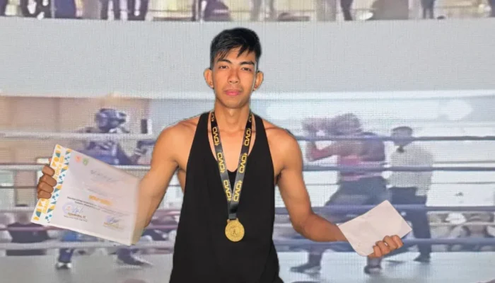 Dari Desa Senggoro ke Ring Dumai, M. Febriyan Sabet Juara Muaythai Open 2026