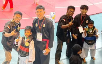 Bikin Bangga, Dua Pelajar SD Santa Maria Raih Emas di Kejuaraan Silat Riau
