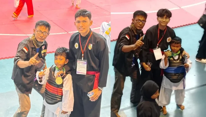 Bikin Bangga, Dua Pelajar SD Santa Maria Raih Emas di Kejuaraan Silat Riau