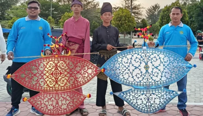 Merawat Warisan Melayu, MTs YPPI Bengkalis Tampilkan Dua Siswa di Festival Wau Laksamana